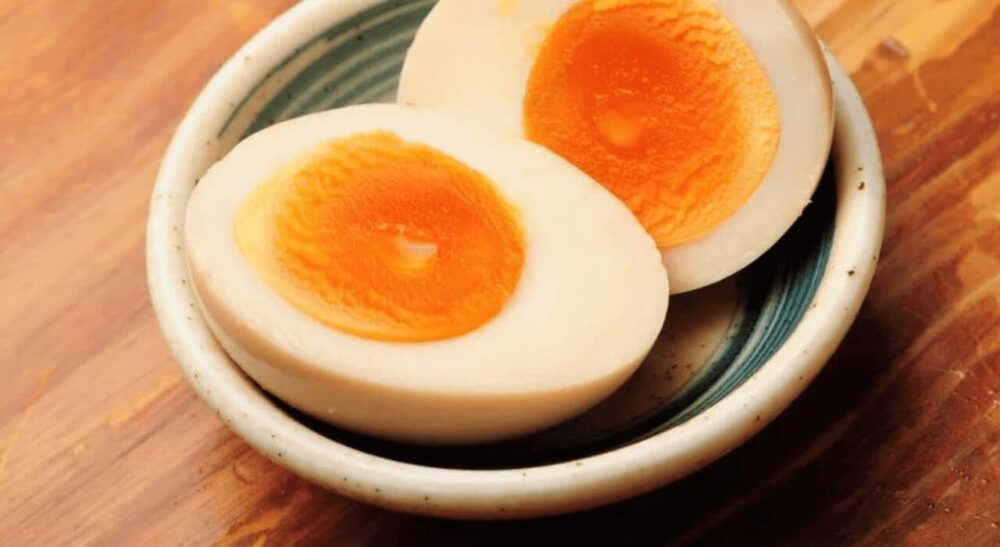 ゆで卵の写真です