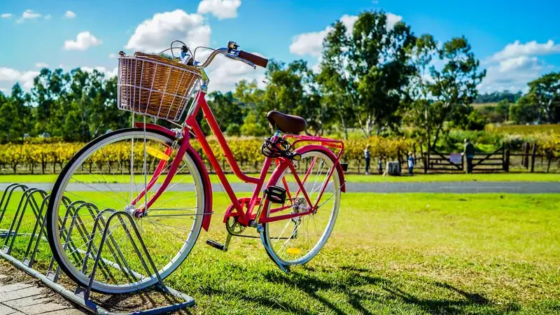 自転車の写真です。